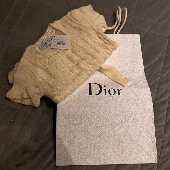 Christian Dior ivory wool tunic dress - Picture 9 of 9